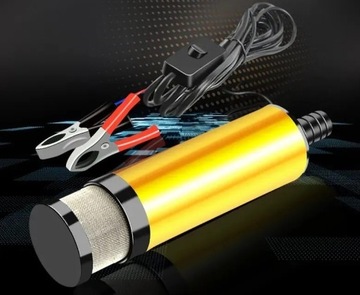 Zatapialna pompa do przetaczania paliwa stop aluminium ELEKTRYCZNA 12-24V