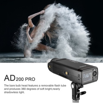 Портативная карманная вспышка Godox AD200Pro