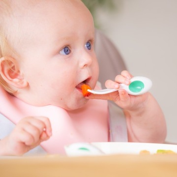 Łyżka i widelec Doddl dla najmłodszych dzieci 6m