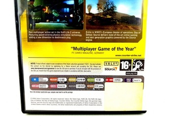 КОРОБКА COUNTER Strike SOURCE БЕЗ ИГРЫ