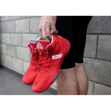 LA SPORT Обувь для борьбы, бокса и ММА - Красный, размер 45 ЕС