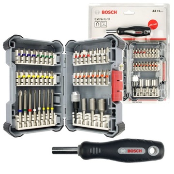 ZESTAW 45szt. BITÓW KOŃCÓWEK Z WKRĘTAKIEM BOSCH