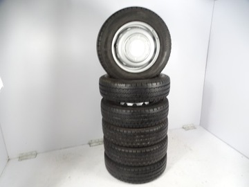 KOLA RÁFKY PNEUMATIKY 6X KPL FORD TRANSIT 5J X 16 107 HANKOOK 195/75/16C