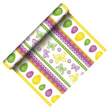Bieżnik papierowy z papieru obrus WIELKANOC cały karton 3m 40cm 6szt