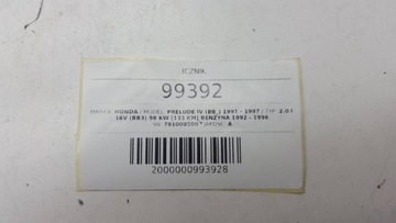 PŘÍSTROJOVÁ DESKA BUDÍKY PRELUDE 78100B500 2.0 B 1995 EU