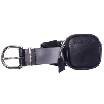 TOMMY HILFIGER DAMSKI PASEK ELEVATED CZARNY r.85