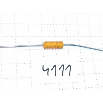 Tantal 2.2uF 20V 3x8 20% AVX T322 osiowy x5