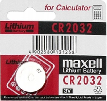 BATERIA MAXELL CR2032, DL 2032 ORYGINALNE JAPAN
