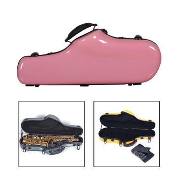 Портативная концертная сумка для альт-саксофона Съемная, розовая.