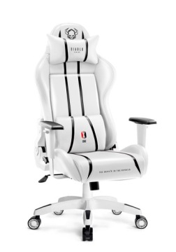 Herní křeslo z ekokůže Diablo X-One 2.0 Normal Size: Bílo-černé