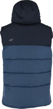 4F ТЕПЛЫЙ ЖИЛЕТ С КАПЮШОНОМ И РУКАВАМИ 4F M151 ТЕМНО-СИНИЙ размер L