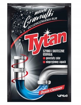 Granulki do rur Tytan 40g mocne czarne