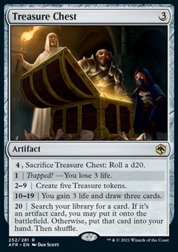 Karta Magic: The Gathering Treasure Chest AFR Card WIZARDS OF THE COAST