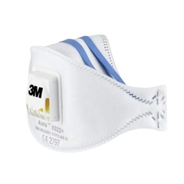 3M 9322+ FFP2 ФИЛЬТРУЮЩАЯ ПОЛУМАСКА ПРОТИВОПЫЛЕВАЯ СОВРЕМЕННАЯ 3M AURA