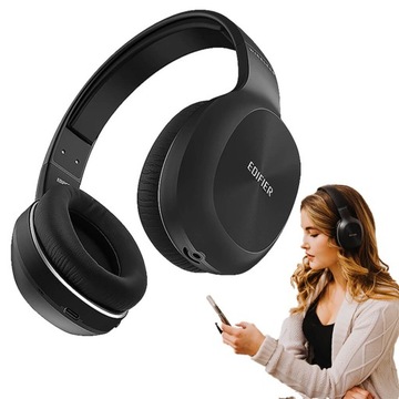 SŁUCHAWKI BEZPRZEWODOWE BLUETOOTH Nauszne Duże
