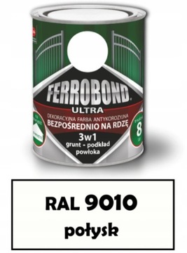 FERROBOND POŁYSK BIAŁY 9010 0,7L