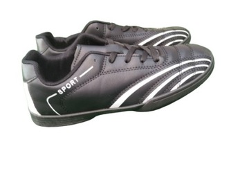 halówki ADIDASY turfy BLACK czarne WHITE białe DO PIŁKI 41