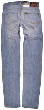 LEE spodnie BLUE jeans LOW slim POWELL _ W28 L34