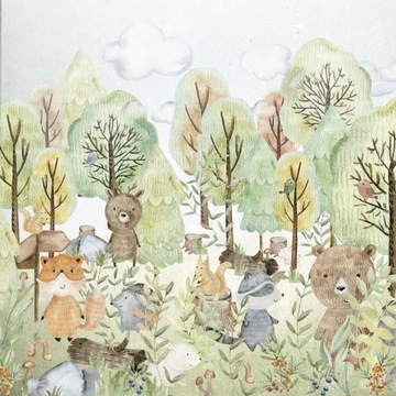 Детские обои WOODLAND - САМОКЛЕЯЩИЕСЯ