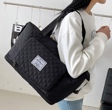 ЖЕНСКАЯ СПОРТИВНАЯ ДОРОЖНАЯ СУМКА, СКЛАДНАЯ ДЛЯ РУЧНОЙ КЛАДИ В САМОЛЕТЕ