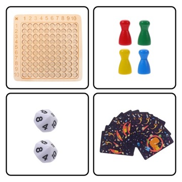 Доска для умножения для детей - деревянная развивающая игрушка.