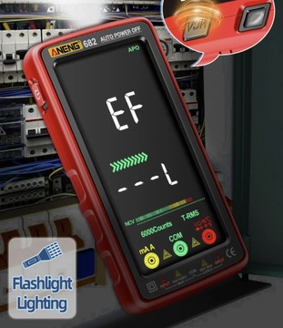 УНИВЕРСАЛЬНЫЙ СЕНСОРНЫЙ ЖК-ЭКРАН ИЗМЕРИТЕЛЬ ANENG 683 СЕНСОРНЫЙ КОРПУС АККУМУЛЯТОР 1200 мАч