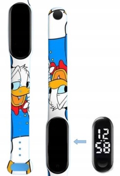 Цифровые светодиодные часы Дональда Дака