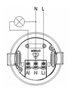 Czujnik Ruchu, Zmierzchu, PIR 360 - Do Wbudowania!