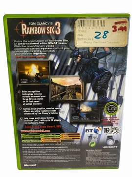 Tom Clancy's Rainbow Six 3 Microsoft Xbox Xbox Классическая игра
