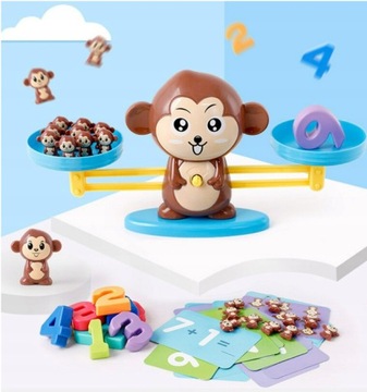 ВЕСЫ Развивающая ИГРА для обезьянки Учимся считать.