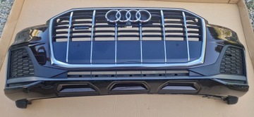 ZDERZAK AUDI Q7 4M LIFT W KOLOR LM8Y S-LINE KAMERA KOMPLETNY IDEAŁ
