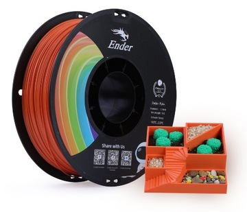 NOWOŚĆ 2022 CREALITY FILAMENT 1Kg PLA+ POMARAŃCZOWY ORANGE