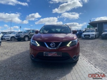 Nissan Qashqai II Crossover 1.2 DIG-T 115KM 2017 Nissan Qashqai 1.2i turbo full opcja ledy kamery 360 skory Navi bezwypadk, zdjęcie 1