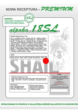 NEOPASZ PREMIUM ALPAKA 18SL PASZA KARMA DLA ALPAK