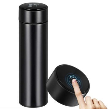KUBEK TERMICZNY TERMOS SMART LED 500 ml CZARNY