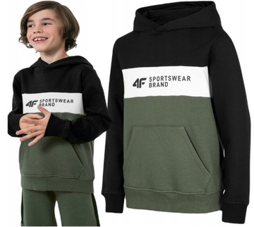 4F Bluza Chłopięca Ocieplana JBLM003 > 164