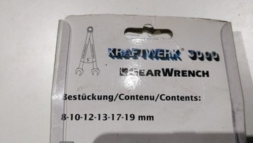 Набор накидных ключей с храповым механизмом Kraftwerk 3427