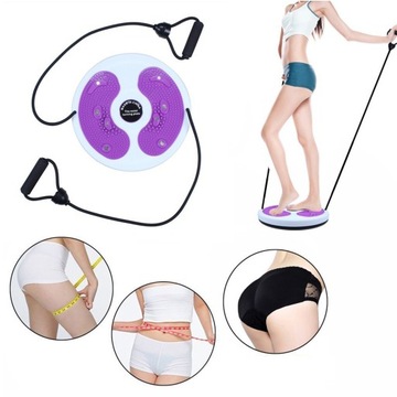 ВРАЩАЮЩИЙСЯ TWISTER TWIST ДИСК НА ПОЯСИИ С ВЕРЕВКОЙ, НАГРУЗКА 120 КГ ФИОЛЕТОВЫЙ