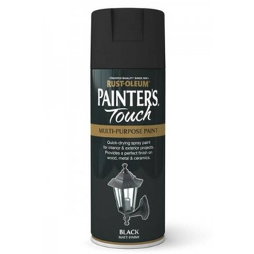 LAKIER FARBA W SPRAYU CZARNY RUSTOLEUM