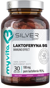 Myvita Silver Laktoferyna 95 IMMUNO EFFECT 30 kaps