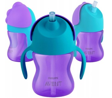 Чашка Avent Philips с трубочкой 200мл Девушка