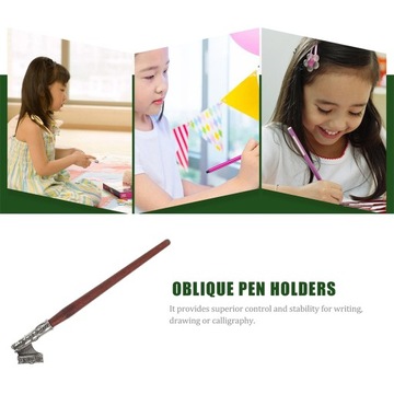 2 шт., косые держатели для каллиграфии, ручки для канцелярских принадлежностей, ручки для студентов