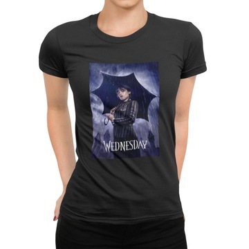 Koszulka T-shirt Damski ADDAMS WEDNESDAY - M