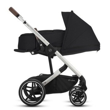 Cybex Wózek BALIOS S LUX DEEP BLACK srebrna rama