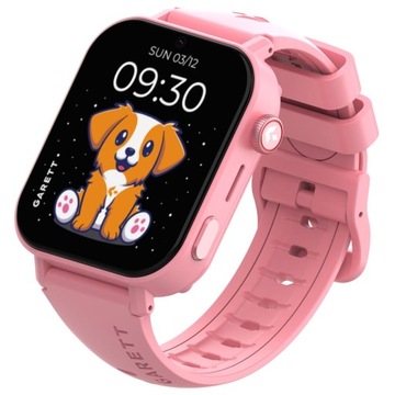 Smartwatch dla dzieci Garett REL 4G różowy