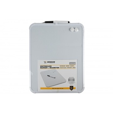 МАГНИТНАЯ ДОСКА ДЛЯ СУХОГО СТИРАНИЯ 36 X 28 СМ RPG + МАРКЕР + МАГНИТЫ