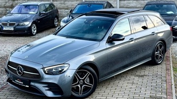 Mercedes Klasa E W213 Kombi Facelifting 2.0 E200 197KM 2020 Mercedes-Benz Klasa E AMG line PANORAMA skory el klapa KAMERA ambiente FUL, zdjęcie 13