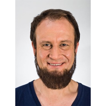 Pełna sztuczna broda Brown Kryolan