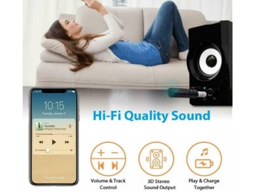 Передатчик Mini Jack 3,5 мм Bluetooth AUX НАУШНИКИ