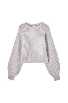 Pull&Bear różowy melanżowy luźny sweter S